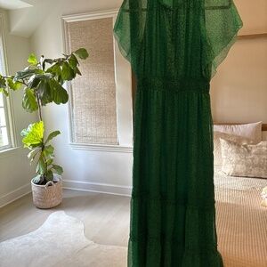 Whistles green dress